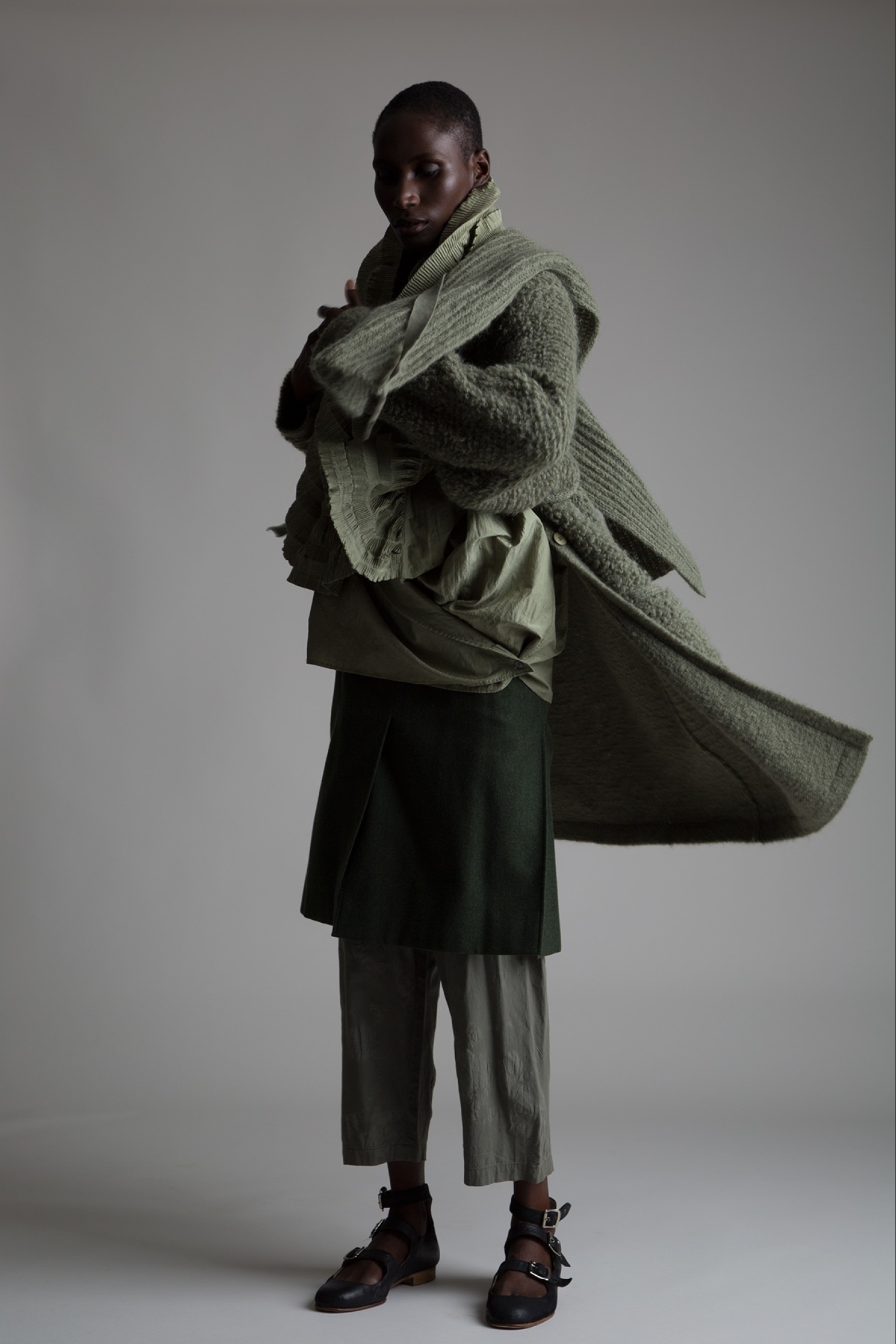 Vintage Yves Saint Laurent Wool Skirt